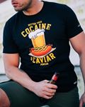 T-shirt Cocaine&Caviar Black