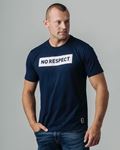T-shirt NO RESPECT Block Navy