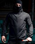Full Face Softshell Jacket "Offensive" Black